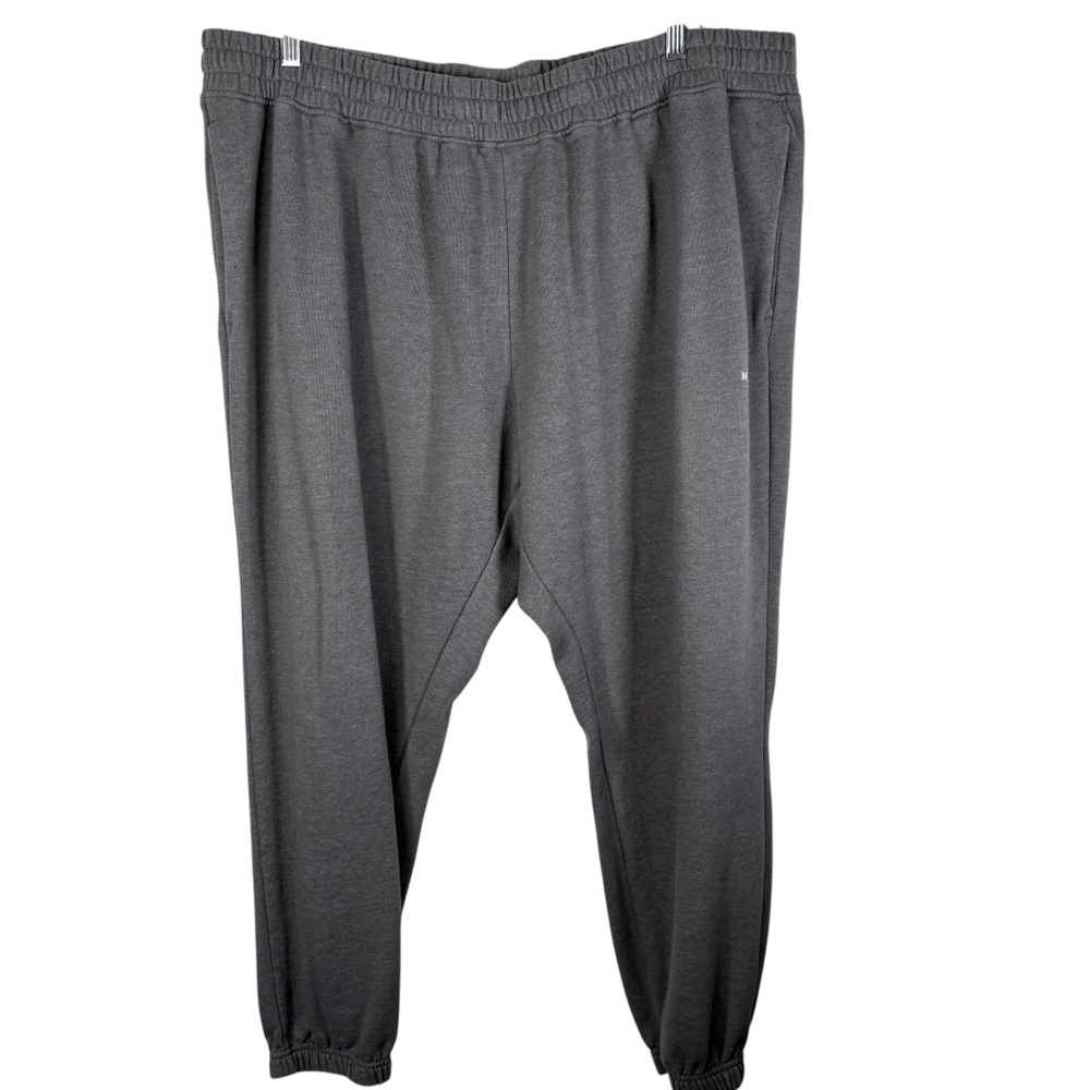 The North Face Gray Jogger Sweatpants Men’s 2X Pull On Stretchy Elastic Waist